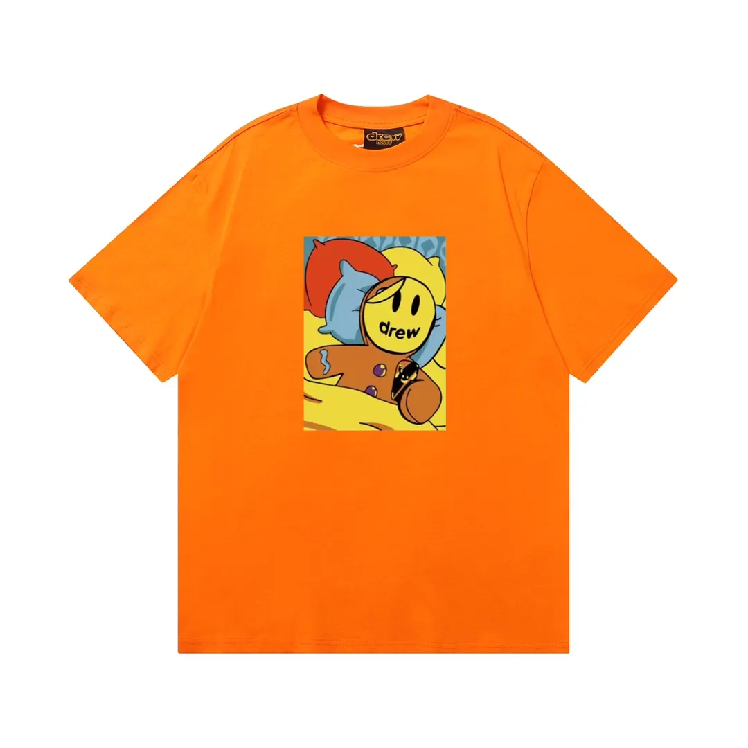 D 019 9 2023SS Same Style drew T g , ！ Quality！！ ， Quality！！ ， ！！ ， ， ， ， ， 。 Sizes：S M L XL ：Black White Royal Blue Red Brown White Orange